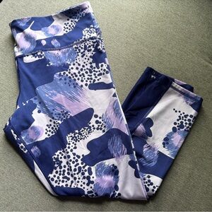 Blue and Purple Patterned Leggings